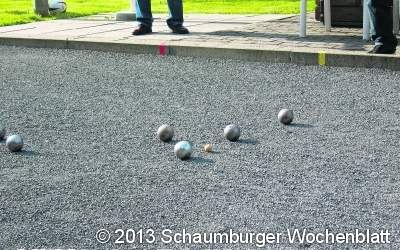 Bouler warten auf den Startschuss