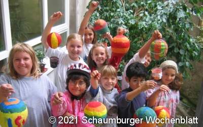 Traumfänger basteln,
Cricket spielen und baden