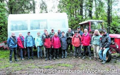 In Wölpinghausen geht es auf Wandertour