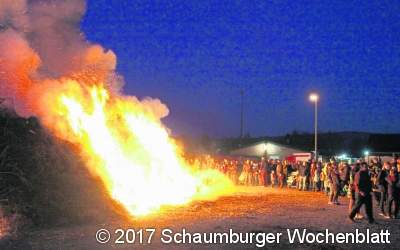Fackelumzug und Osterfeuer mit der SGR