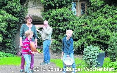 Schlauchtrompete im Wikingerhaus