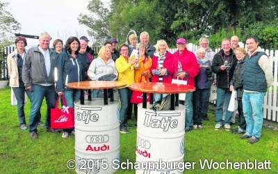 Viel Wasser von unten und oben bei der Regatta des Segelclubs Lüerßen Diek