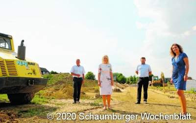 Die Bagger rollen an