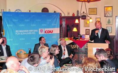 Markige Worte zwischen Brezeln und Bier