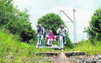 Großer Fahrspaß auf der Draisine