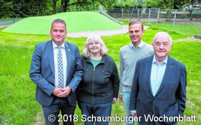 Seilgarten rückt mit Rotary-Spende ein Stück näher