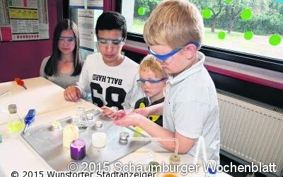 Alle Schüler zeigen ihr erlerntes Wissen