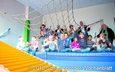 Jetzt können die Schüler auch bei Regen rutschen und klettern