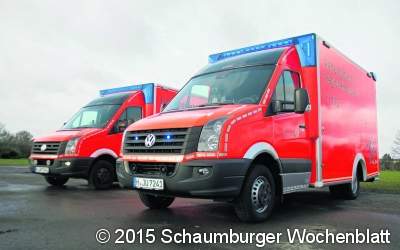 Neue Rettungswagen in Dienst gestellt