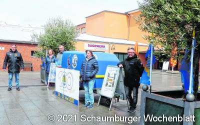 Start für das Stickersammeln