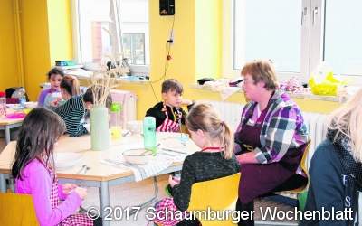 Landfrauen und Schüler  kochen lecker und gesund