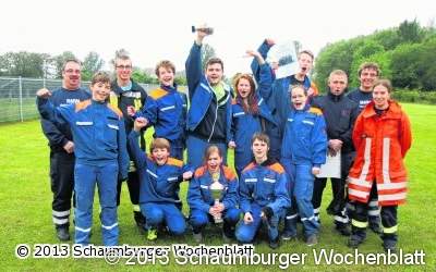 Am Ende hat ein Team aus Sachsenhagen die Nase vorn