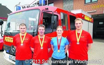 Kameraden laufen für Brandschutz