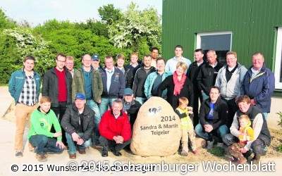 Die Planwagenfahrt des II.  Zuges führt zum Hof Teigeler