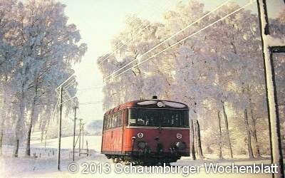 Schienenbus-Winterfahrt mit Grillen