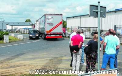Nur noch in eine Richtung im Logistikpark Lauenau?