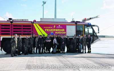 Besuch bei Fliegerhorstfeuerwehr