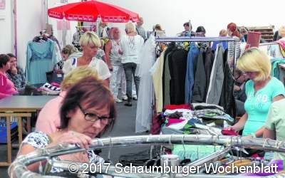 Kleidung auf 130 Metern