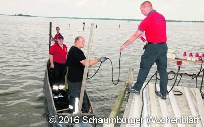 Feuerwehr sorgt für Wasserfontänen