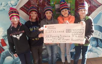 1000 US-Dollar für Schule in Bolivien