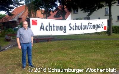 Auch dieses Jahr ein Banner