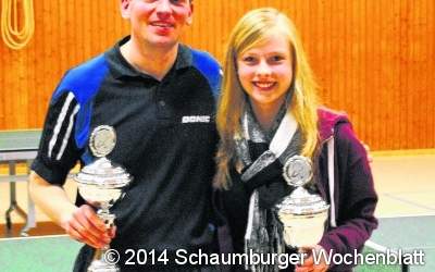 Louisa Stemme und Michael Tadge sind SC-Vereinsmeister