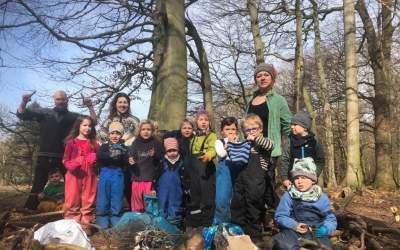 An Müllsammelaktion beteiligt 