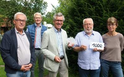 Unterstützung für 
das entstehende Hospiz