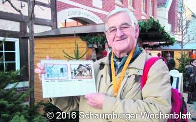 Stadt alt und neu ins Foto gesetzt