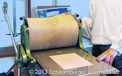 Druckgrafik-Kurs bei der VHS