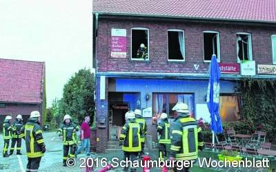Fassadenbrand an Winzlarer Gasthaus