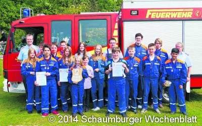 Doppelsieg für die Jugendfeuerwehr Riehe