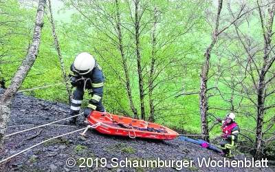 Großübung am Lüdersfelder Schacht