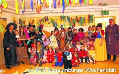 AWO-Krippe und Kindergarten feiern Rosenmontag