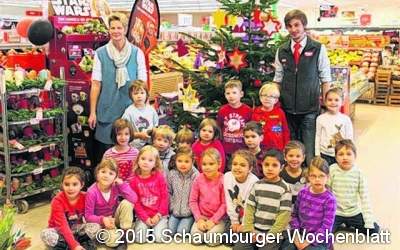 Kita-Kinder helfen fleißig mit