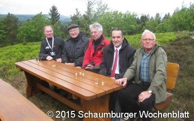 Wanderpause bietet einzigartigen Fernblick