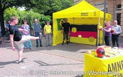 Treffer bei der Standaktion