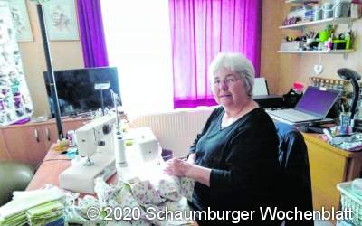 Schon über 300 Masken genäht