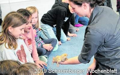 Schüler erleben Artenschutz zum Anfassen