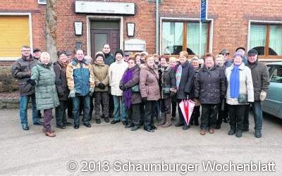 Über gefrorene Wege zum Essen