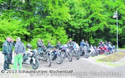 Motorradausfahrt der Wählergemeinschaft