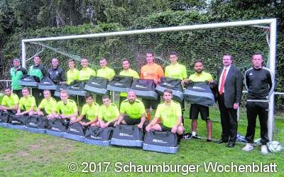 Neue Sporttaschen von der Volksbank in Schaumburg