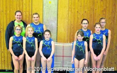Trampolinerinnen beenden Saison erfolgreich