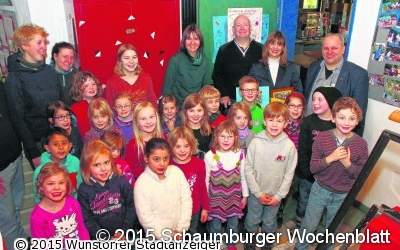 Bau-Hof Kinder sagen Dankeschön