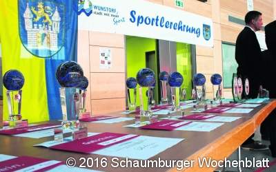 Ehrung im Sportforum