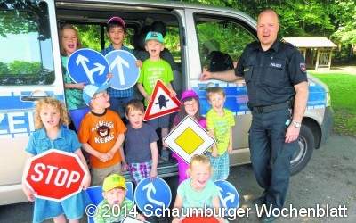 Verkehrserziehung im Kindergarten