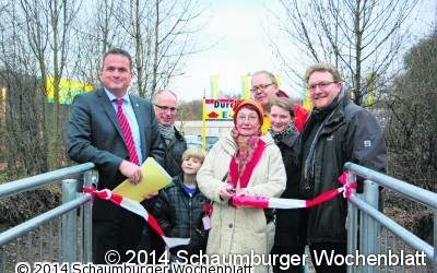 Neue Brücke am Radbach eingeweiht