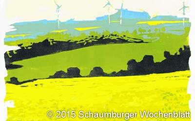 Inspiriert durch die malerische Landschaft