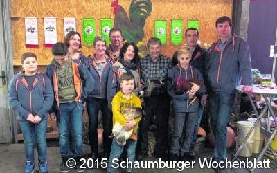 Geflügelzüchter bestehen Herausforderung