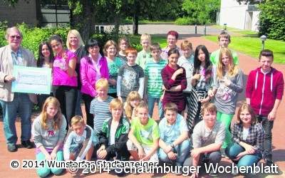 Klasse 6cR sammelt für Tierheim 123,45 Euro